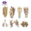 Human respiratory system model with 22 sets silicone specimens