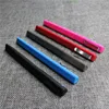Custom cheap plastic rubber coated promotional triangular barrel ballpoint pen with metal clip