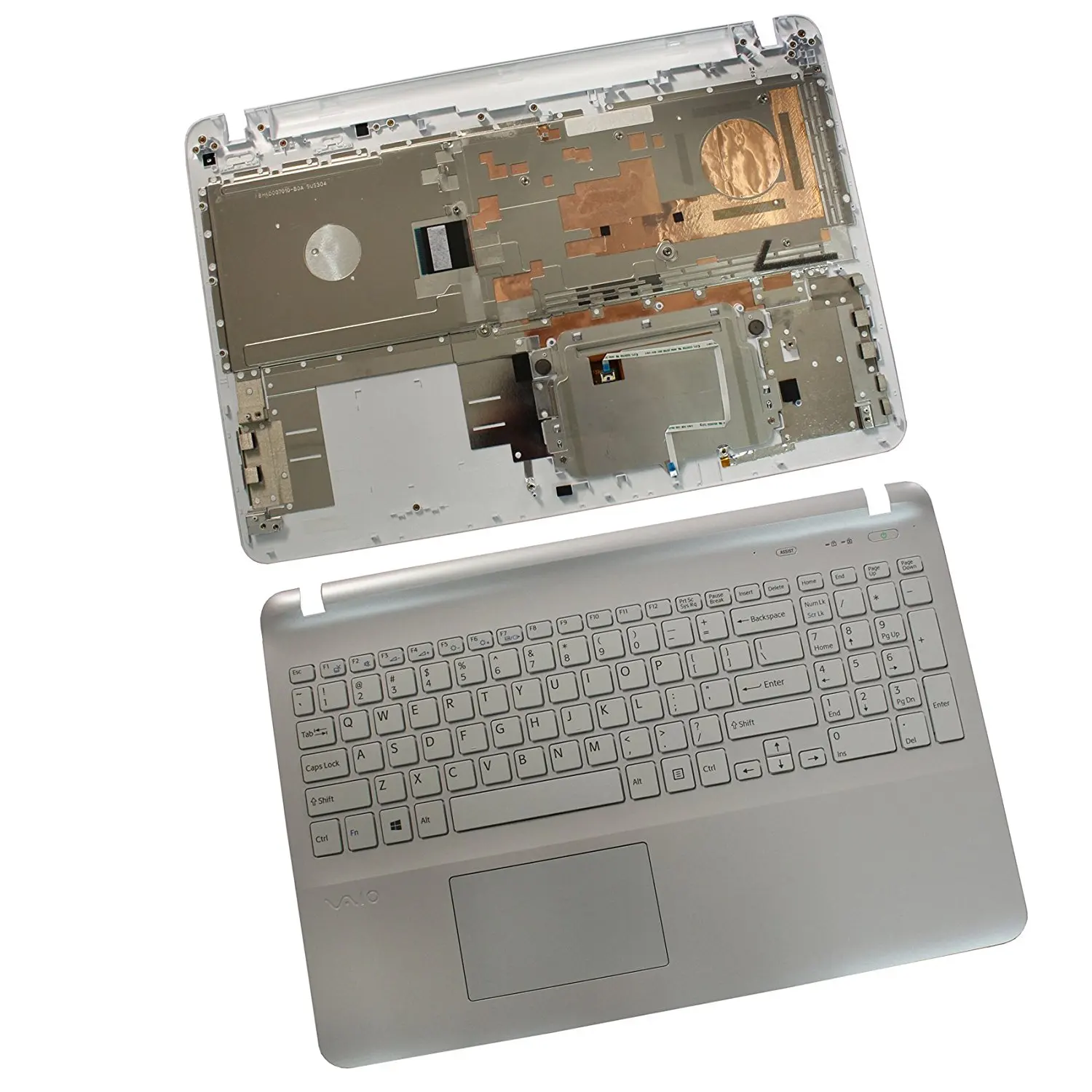New US Laptop Replacement Keyboard for Sony SVF15 SVF1521C5E SVF15218CXW SVF15E SVF153A2TT SVF152C1JN SVF1521A6EW svf1521p1rw SVF1521T2EB SVF15328 SVF15414CXW SVF152C29L with C Shell Black