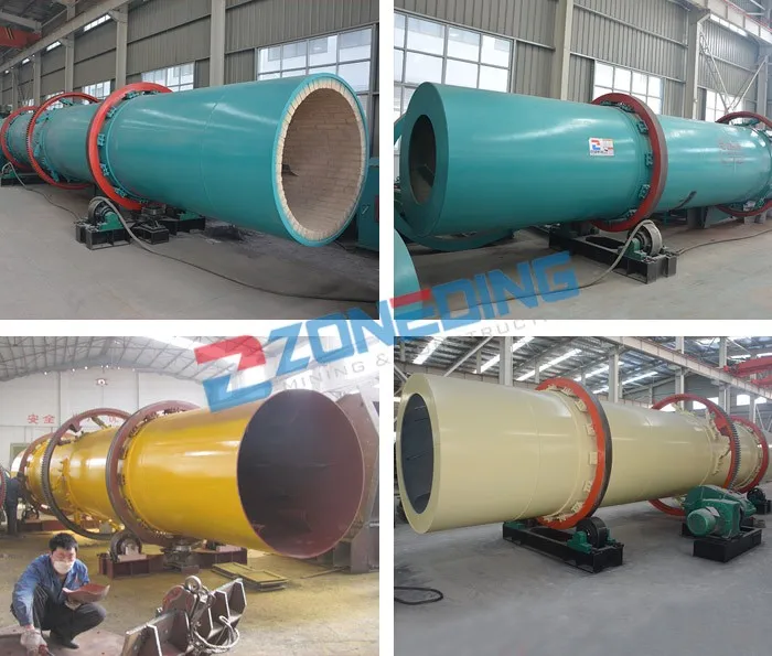 New design rotary sludge dryer dryer burner rotary dryer specification