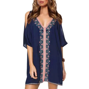 navy blue lace cover up