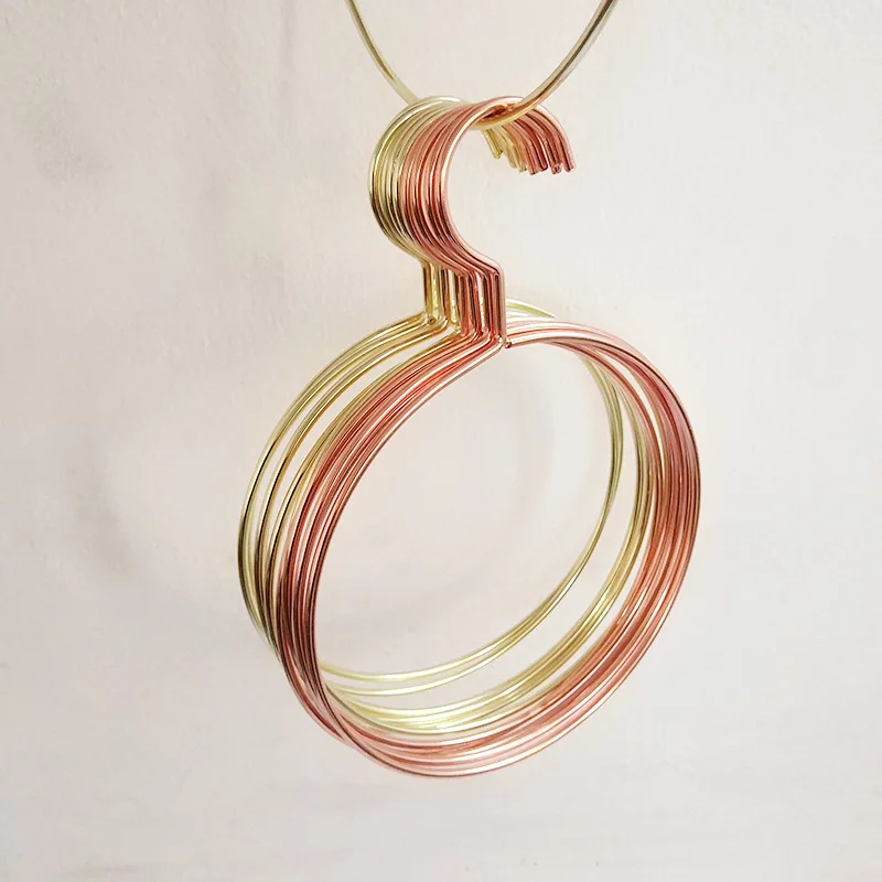 Oem&wholesaler 5511rg Household Round Rose Gold Metal Scarf Clothes Bikini Hanger Buy Metal