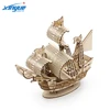 Handmade DIY Assembly Wooden Ship Model Craft