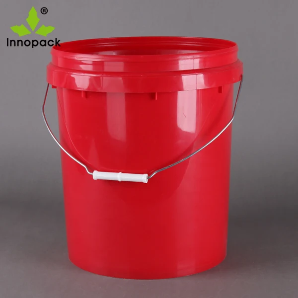 Colorful Customized Pp 20 Liter Paint Bucket Easily Tear Off Lid - Buy ...