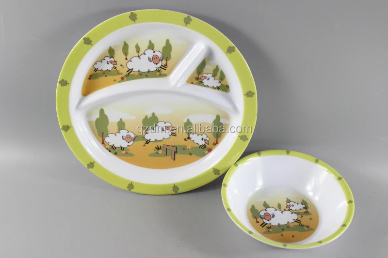 5.5inch melamine Dinner bowl for kids sheep print