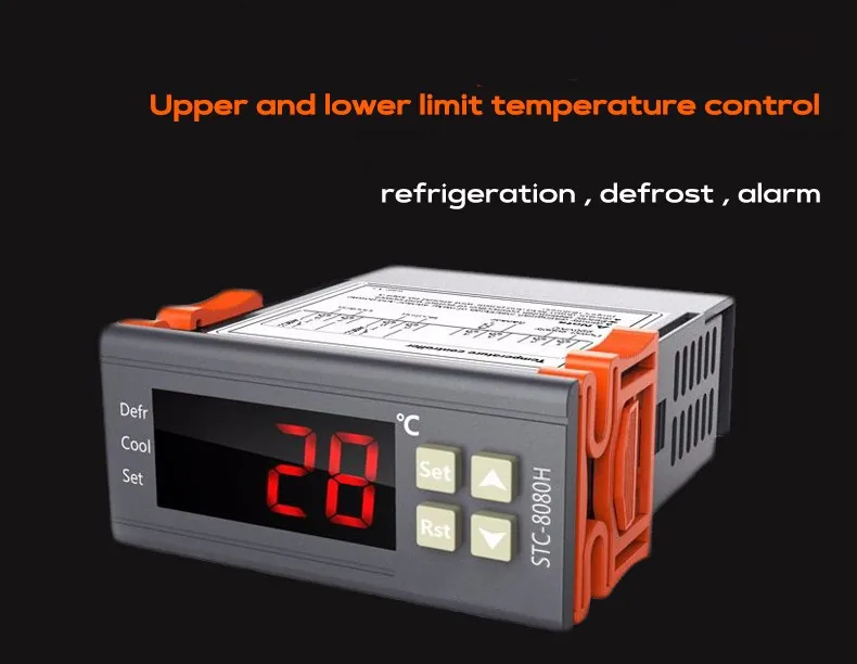 Digital Refrigerator Defrost Delay Temperature Controller Stc-8080h ...