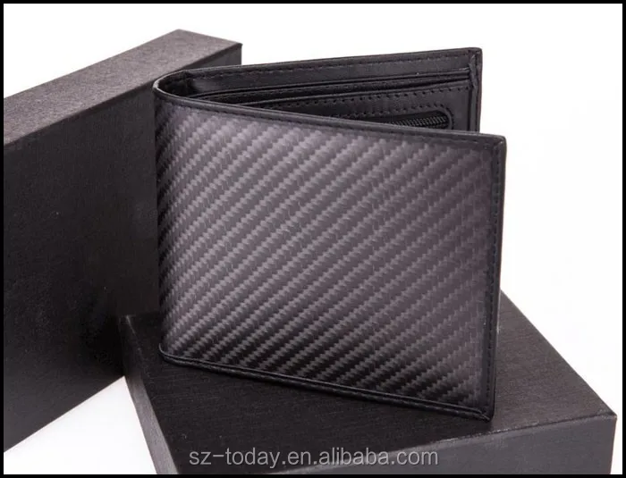 Men's Bifold Security Carbon Fiber Products 3k Twill Carbon Fiber