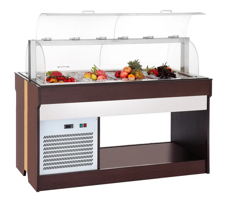 Commercial Salad Bar Guangzhou Maker Buffet Container Chiller/ Salad