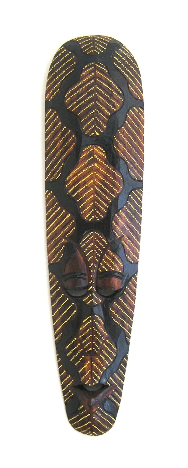 Buy African Tribal Mask Aboriginal Painted Tribal Dot Art Wooden Wall