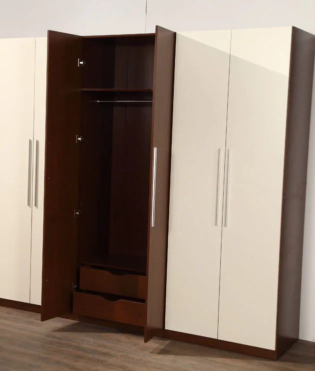 Ed120 Godrej Almirah Designs With Price Double Color 6doors Wardrobe