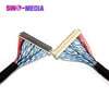 Sino-Media Hirosedf19 30pin 40 pins JAE I-pex display lvds to hdmi cable to lvds cable assembly