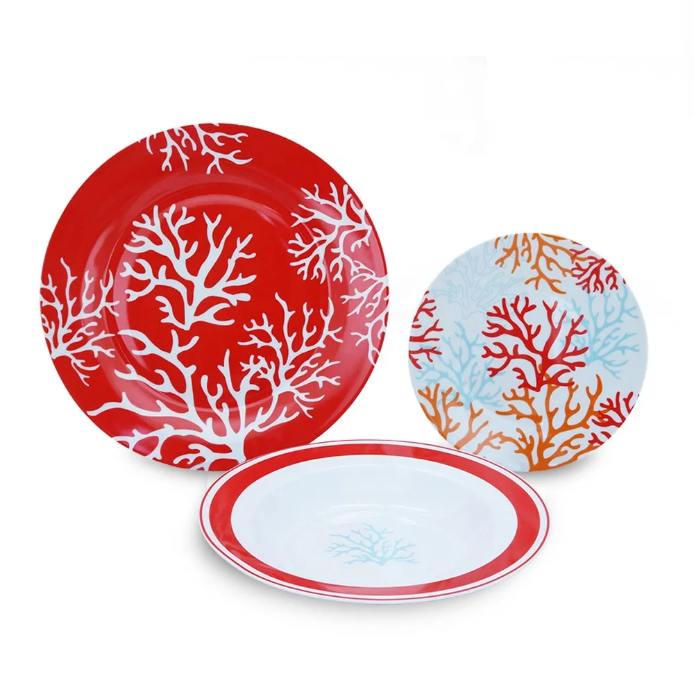 Sea Coral Porcelain Dinnerware Set Ceramic For 6 Buy Germany Dinnerware Sets Porcelain,Sea