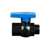 Plastic PVC Threaded BS 1.1/2" Octagonal Ball Valves Zhejiang Factory