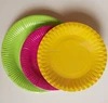 Solid color disposable plates and tableware