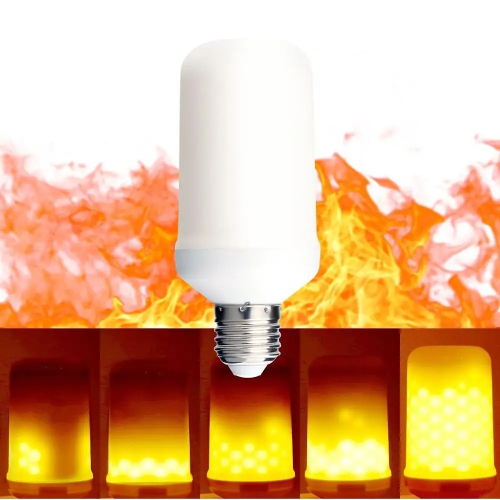 source flame bulb, e27 led flickering flame effect light,96pcs