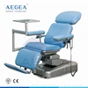 AG-XD107 Importing motor electrical hospital transfusion chair seats blood donation bed