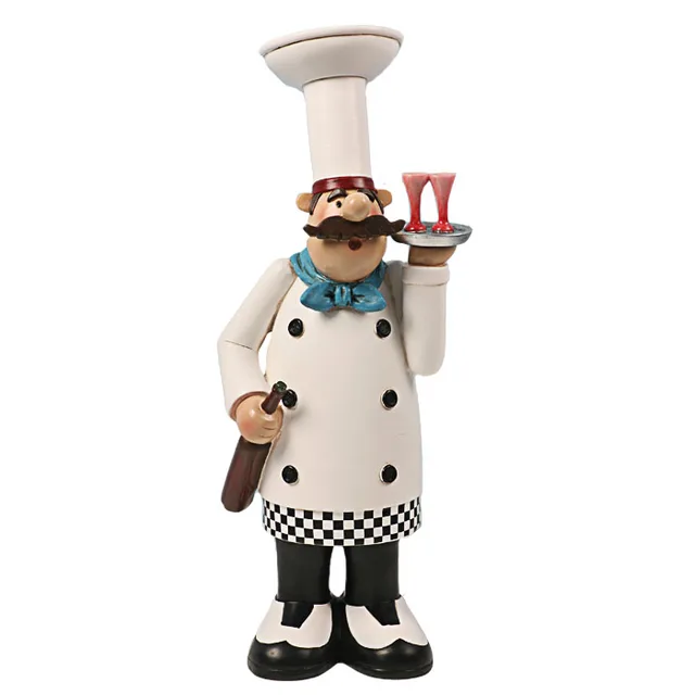 Resin Italian Chef Statues For Kitchen Decor Buy Italian Chef
