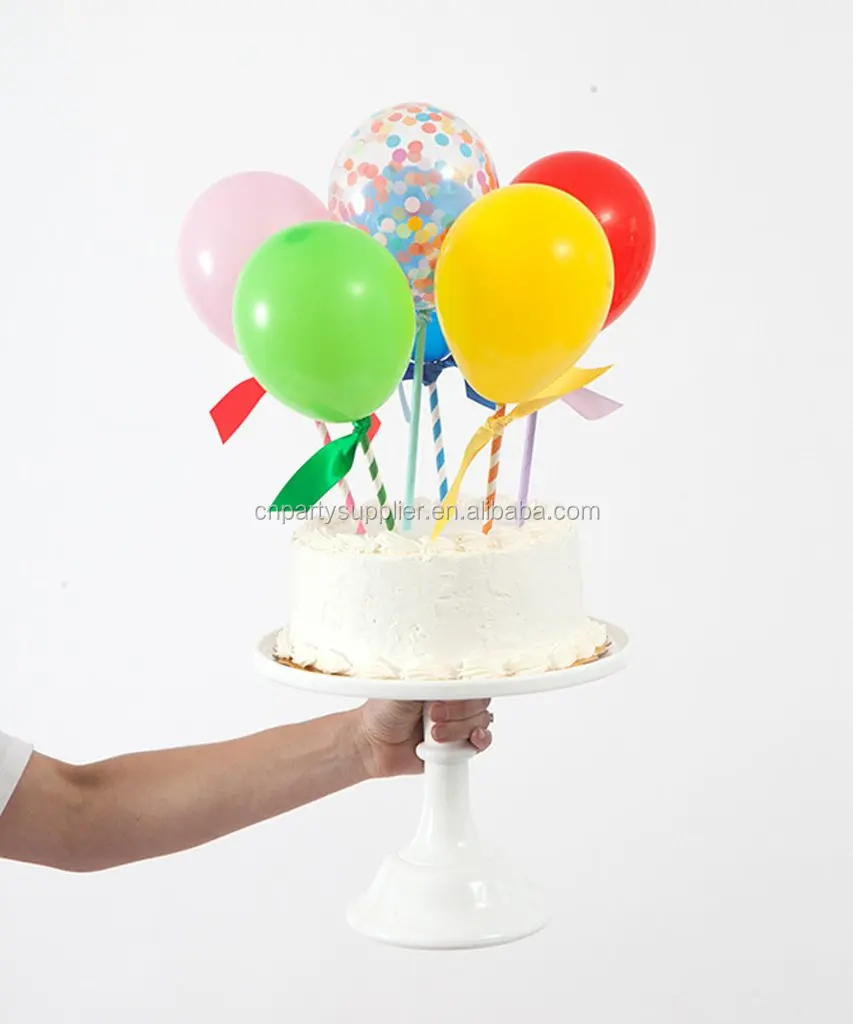 Мини воздушные шарики для тортов