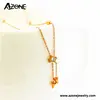New Coming Women Real 925 Sterling Silver Engraved Stainless Steel Necklace