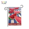 watermelon fruit stripe custom garden flag