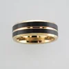 Inspire jewelry Tungsten gold man's wedding ring gold wedding ring