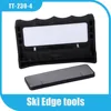 alpine snowboard double duty side bevel file angle guide body with a durablilty enhancing ceramic wear plate