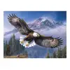 2019 hot sell popular home decor wall art handmade eagle 5d DIY full drill Diamond rhinestone painting kits