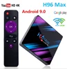 H96 MAX Rockchip RK3318 Android 9.0 Smart TV Box 4GB Ram 32GB Rom 4K USB3.0 H.265 Google Play IP TV Set Top Box