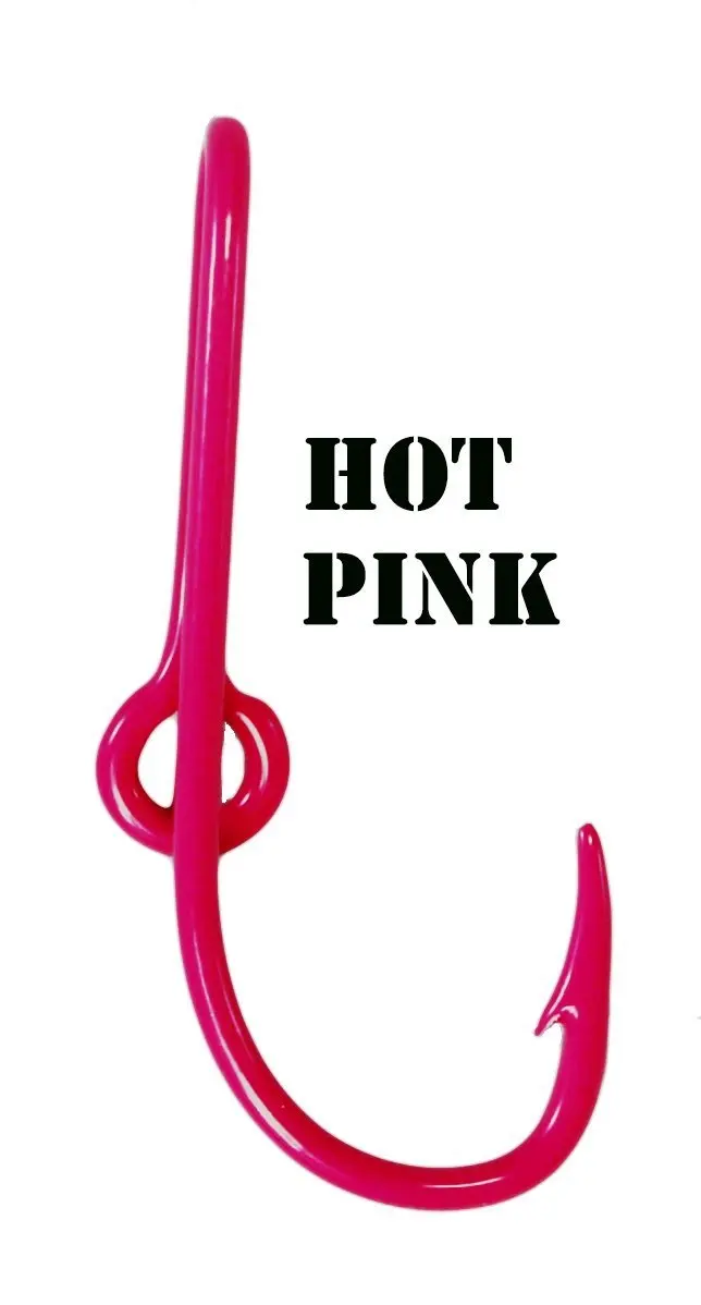 Eagle Claw Hot Pink Fish Hook Hat Pin Hot Pink Fish Hook Hat Pin Money/Tie Clasp