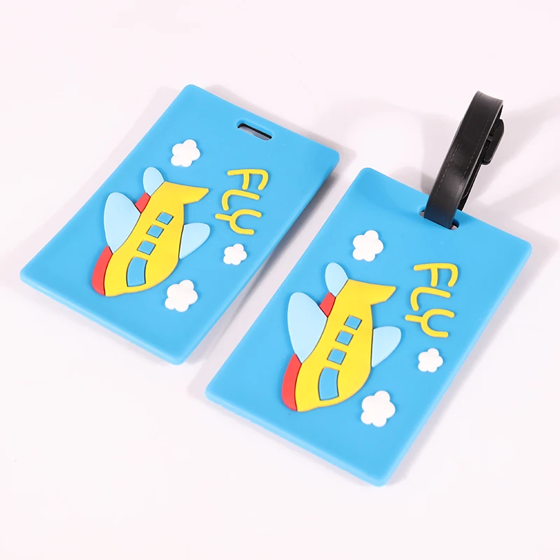 airplane shape luggage tag