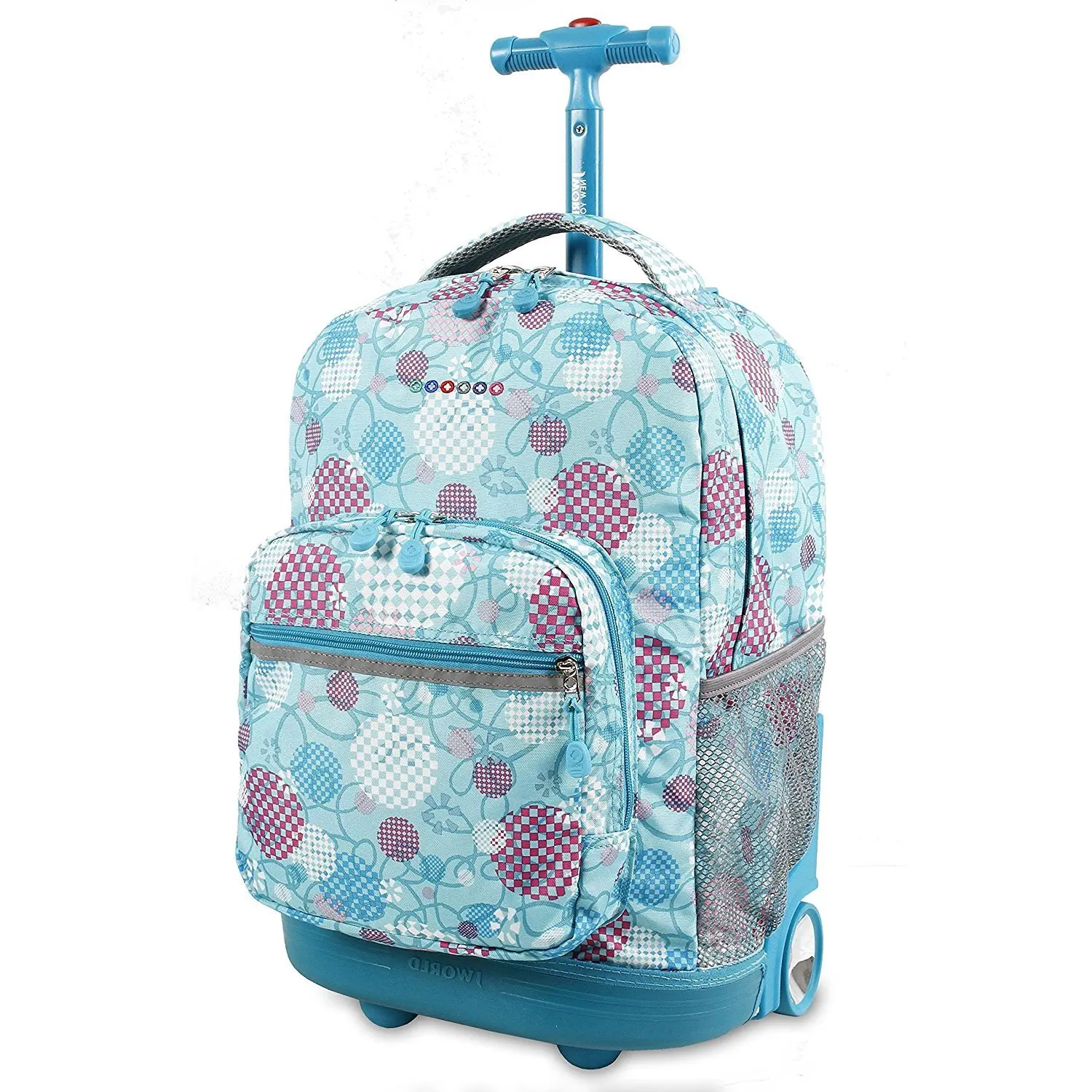 girls pink luggage