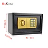 Heavy Duty Wall Mounted Fireproof Electronic Security Steel Safe Box Wholesale Book Money Cash Gun Digital Lock Safe For Home