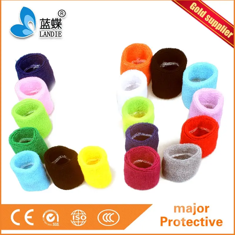 Women//Men Cotton Sweat Sweatband Headband Yoga Gym Stretch Head Band ORANGE US