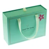 High Quality Green Custom Gift Drawer Box with Handle
