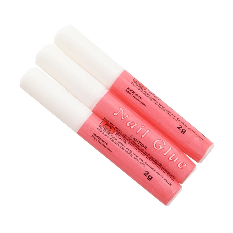 Private Label Non Toxic Organic Cyanoacylate Nail Glue Bottle Strong