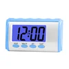 Blue handy small elderly talking clock for blind