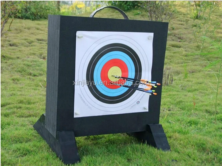 Portable And Durable Xpe Foam Archery Target With Size 80*80*8cm Oem