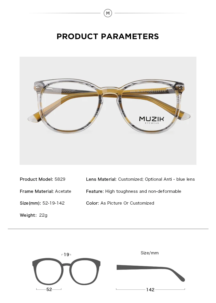 5829 Manufacturers Eyeglass Frame Italy Designer Without Lenses Buy