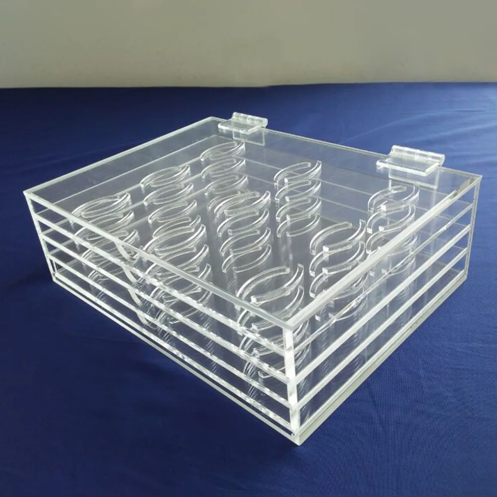 Acrylic Eyelash Extension Holder Organizer,Custom Acrylic Eyelash Box