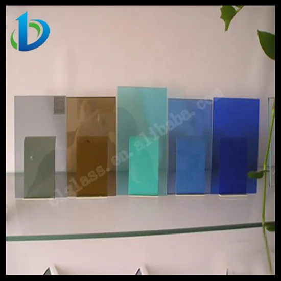 colored glass panels