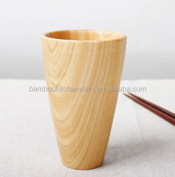Prix usine respectueux de l'environnement en bois cuisine tasse