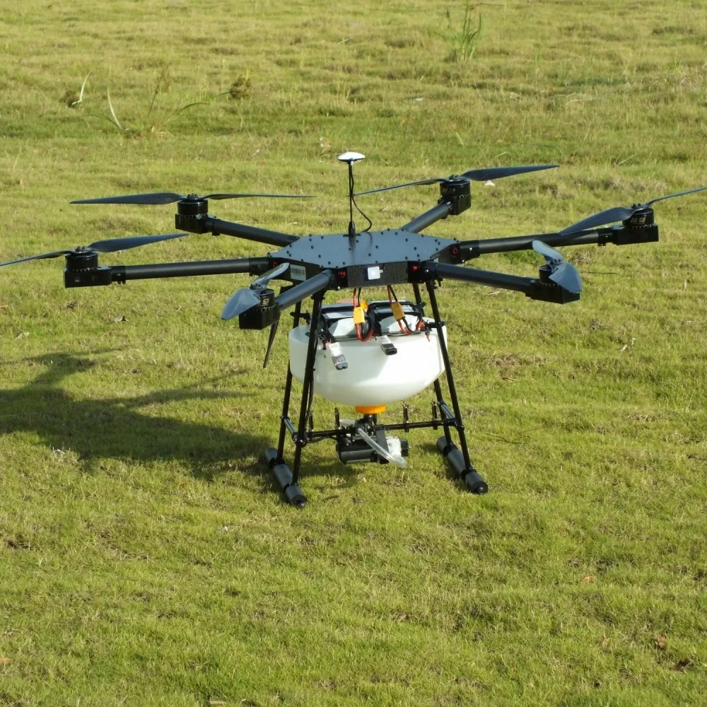 Profesyonel drone tarım püskürtücü kırpma pestisit helikopter 10L yük drone tarım