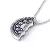 Fashionable Women Necklace Style Metal Sandwich Cookies Chains