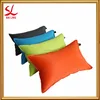 Outdoor Portable Folding Air Inflatable Pillow Double Sided Flocking Cushion for Travel Plane Hotel