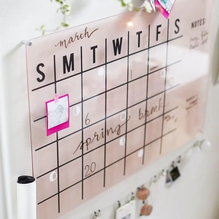 dry erase board calendar cleaner