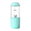 Household Fruit Mixer Six Blades 380ml Fruit Mixing Machine with USB Charger Cable Portable Juicer Blender
