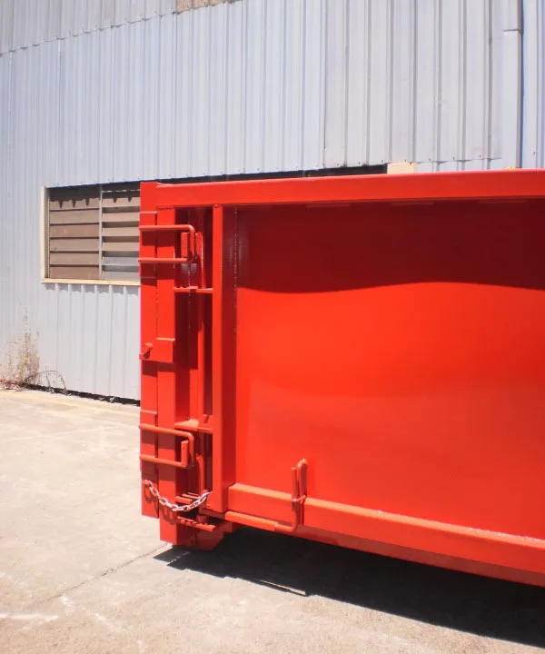 T603a 19m3 Hook Lift Bin Truck Part Scrap Metal Hook Lift Bins For Sale