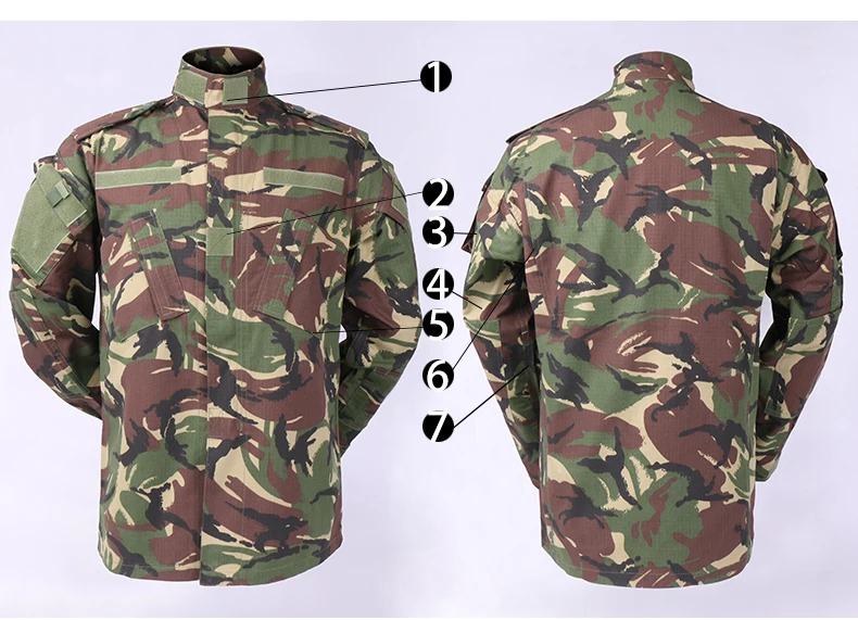 Army Jackets Acu Camouflage Shirt Camo Camobat Coat Military Uniform
