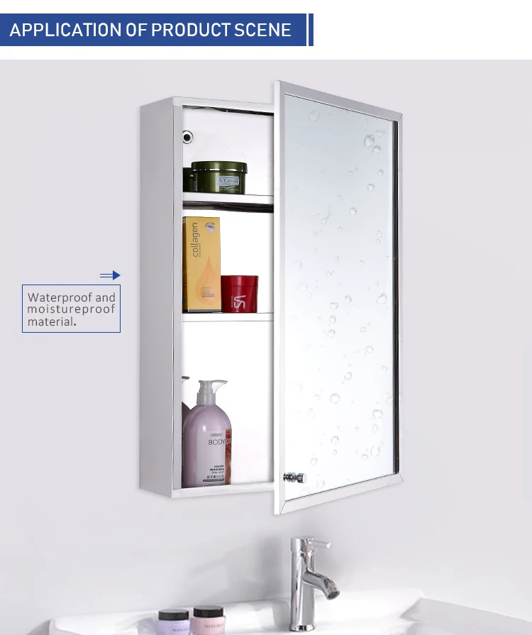 Hot Sale Stainless Steel Bathroom Mirror Kitchen With