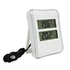 Double LCD Screen Mini Smart Wired Sensor Indoor Outdoor Thermometer